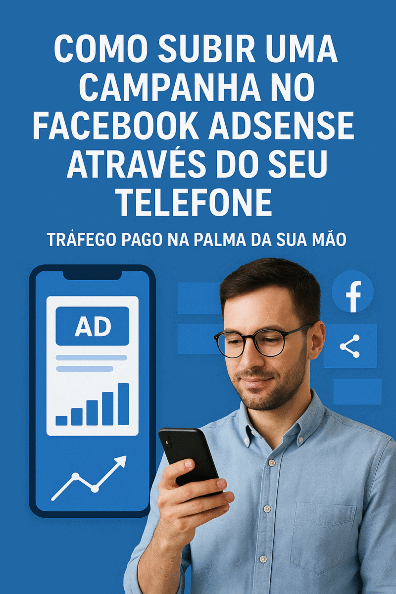 📘 Título: Como Subir uma Campanha no Facebook AdSense Através do Seu Telefone
